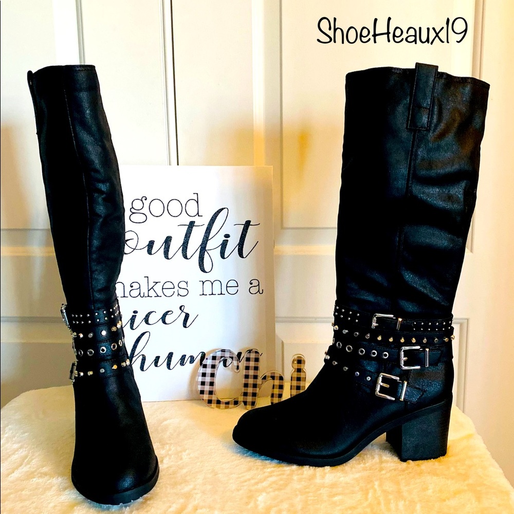 Fergulicious PROHIBIT Biker Boots - Womens - Size 10